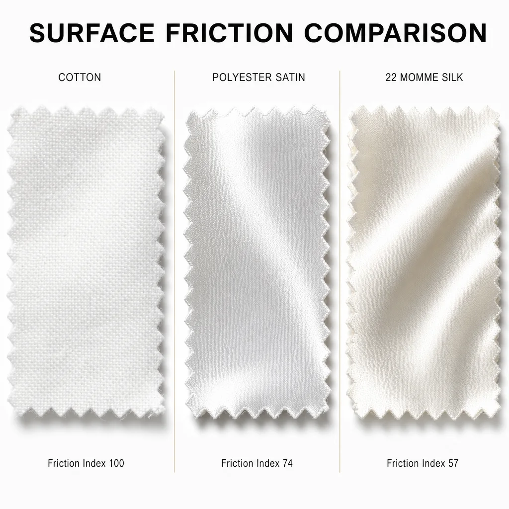 Cotton, Polyester Satin And Silk