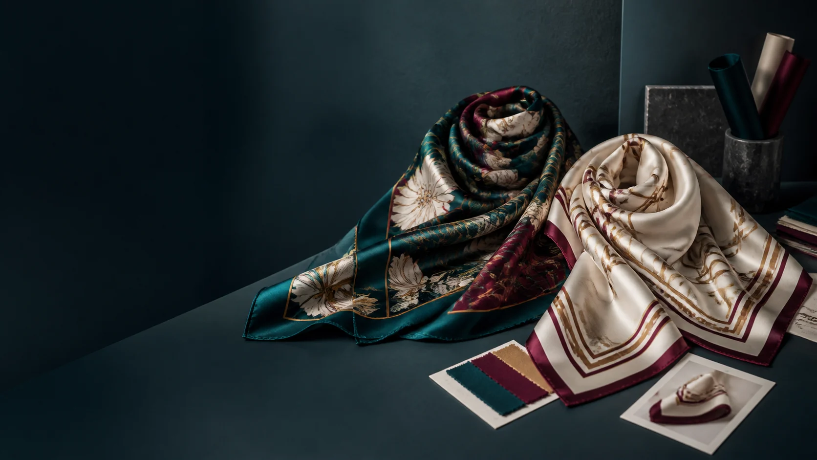 Custom Silk Scarves
