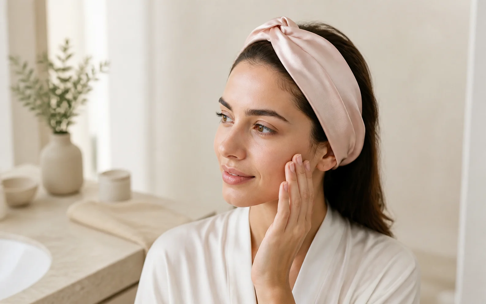 Silk headbands for beauty, wellness, and gift collections