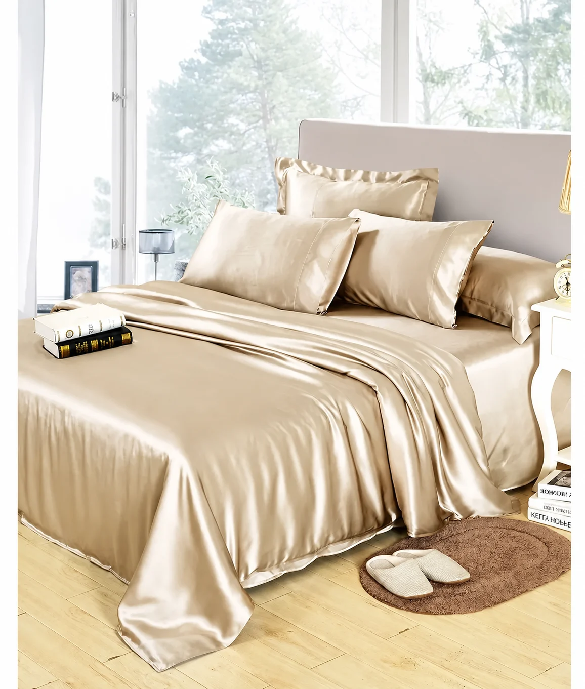 Complete mulberry silk bedding collection