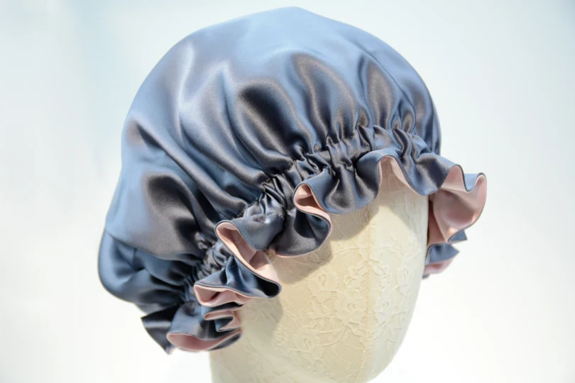 Double-Layer Bonnet silk bonnet structure