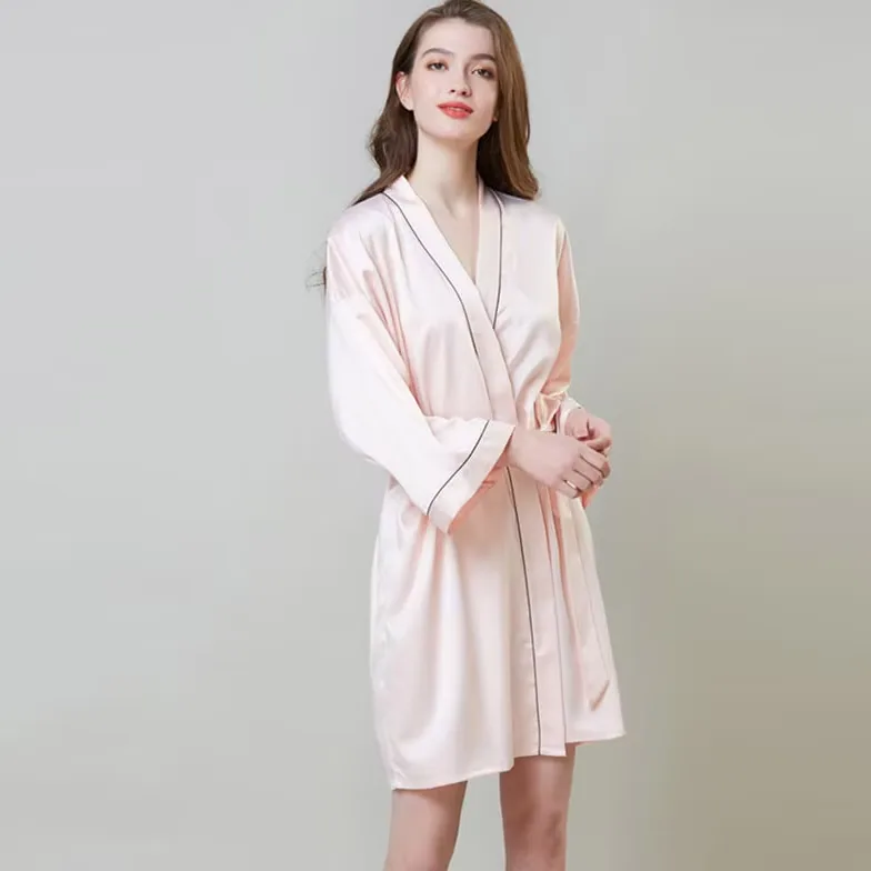 Short Silk Robes